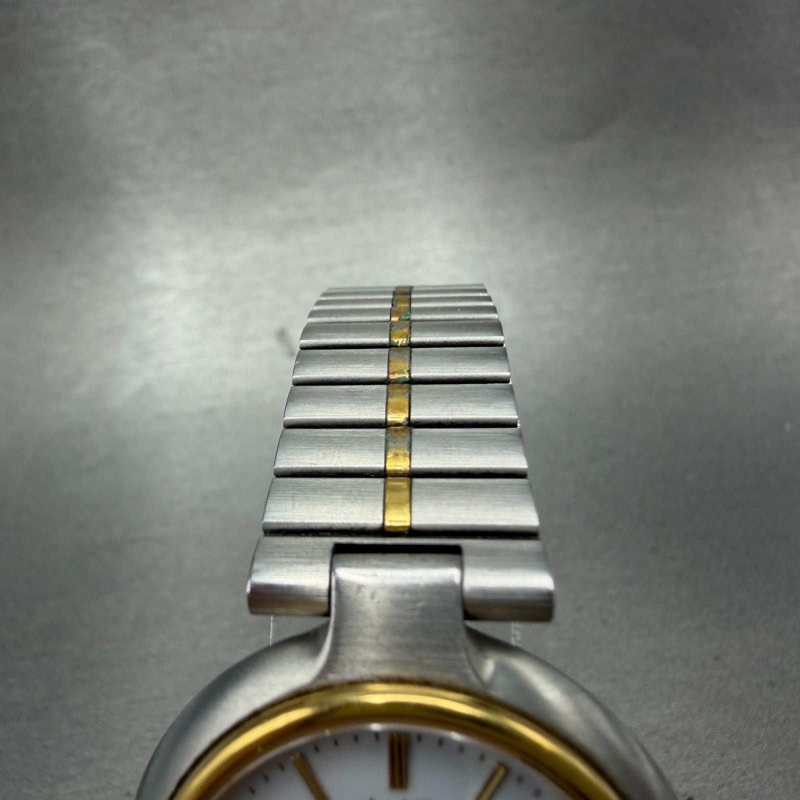 Dunhill Millennium Watch Men 32mm White Dial Two Tone Date Round READ!!!! NewBat4
