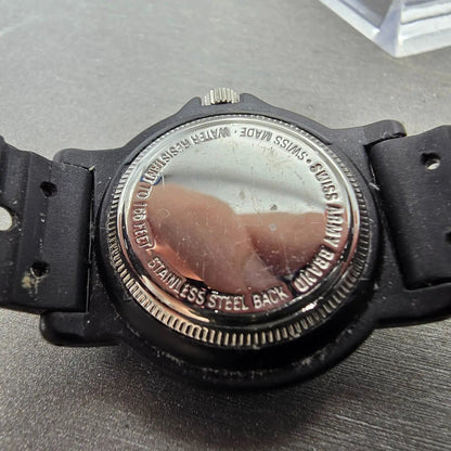 Swiss Army Renegade Watch Women 30mm Black Dial Black Tone Date 24229 PARTS10