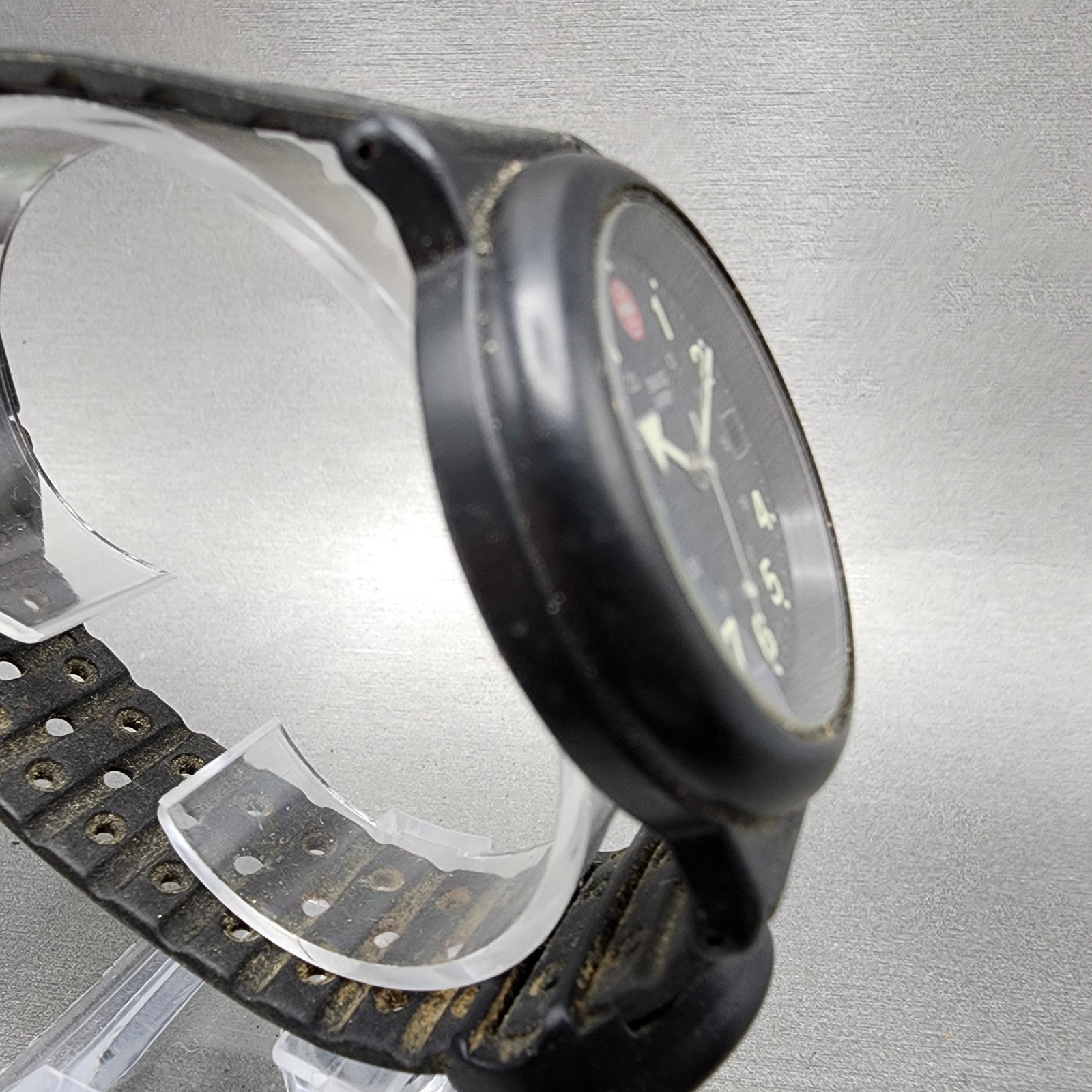 Victorinox Swiss Army Renegade Watch Men 38mm Black Dial Black Tone Date NewBatt3