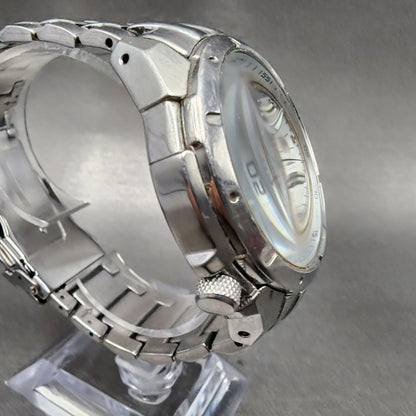 Casio Edifice Chronogrpah Watch Men 46mm White Dial Steel Round EF535DJ New Bat3