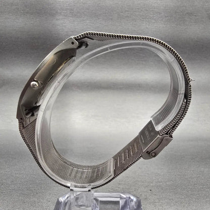 Skagen Sundby Watch Men 37mm Gray Dial Titanium Date 233XLTTM New Battery6