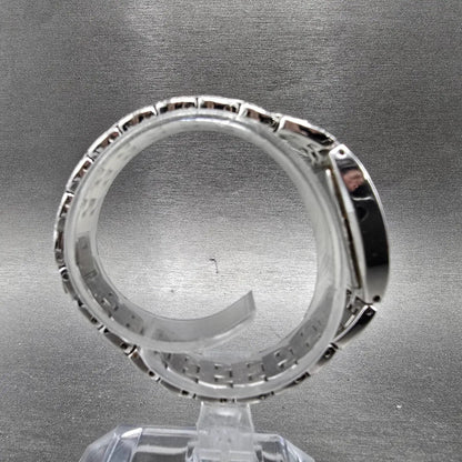 Wittnauer Watch Women 23mm MOP Dial Silver Crystal Bezel Oval New Battery8