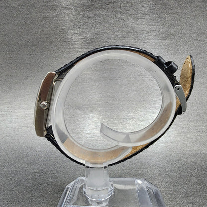 Bulova Tank Watch Women 21mm White Dial Silver Tone Date Rectangle New Battery6
