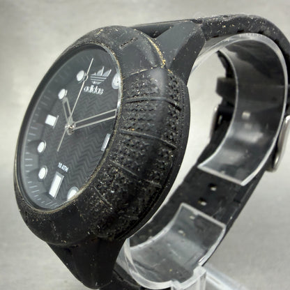 Adidas Watch Men 44mm Black Dial Black Tone ADH3101 Round New Battery2