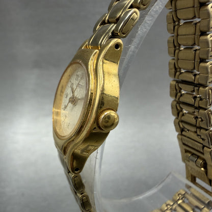 Seiko Watch Women 19mm Cream Dial Gold Tone Round 1N010K30 New Battery2