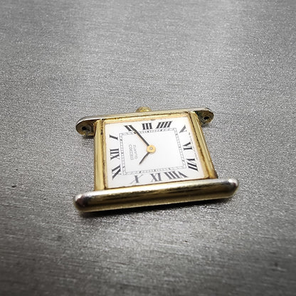 Seiko Tank Watch Women 18mm White Dial Gold Tone Rectangle 2c205019 New Battery3