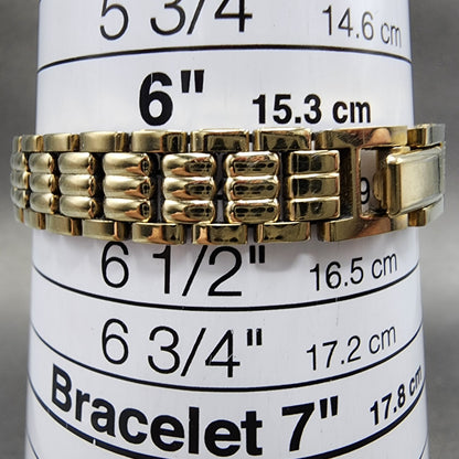 Seiko tank Watch Women 12mm Champagne Dial Gold Tone 2e206389 New Battery10