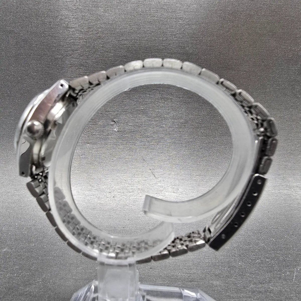 Seiko 5 Automatic Watch Women 25mm Blue Dial Silver Tone Daydate 2906-0610 PARTS7