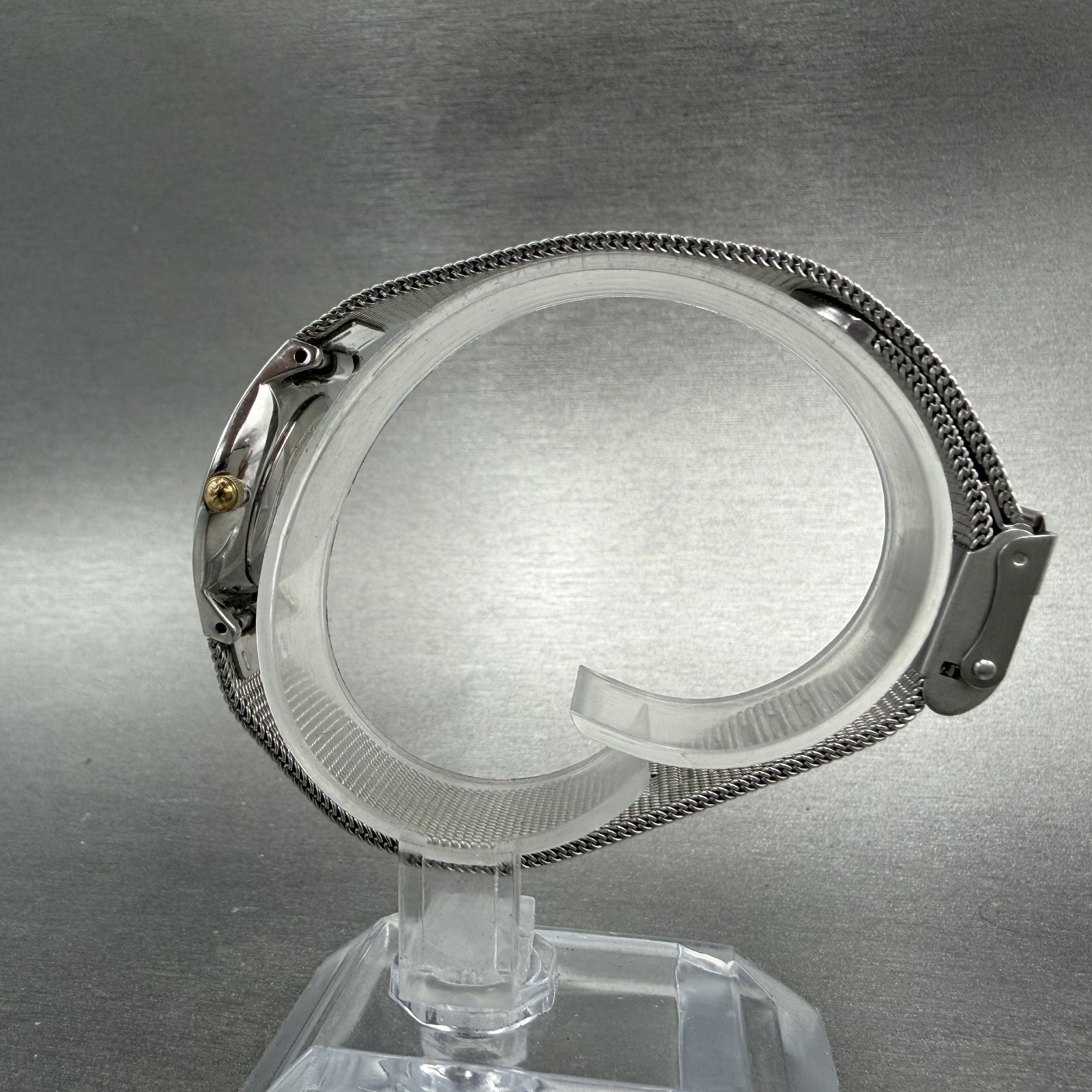 Skagen Watch Women 24mm Silver Dial Stainless Steel Round Mesh Band New Battery6