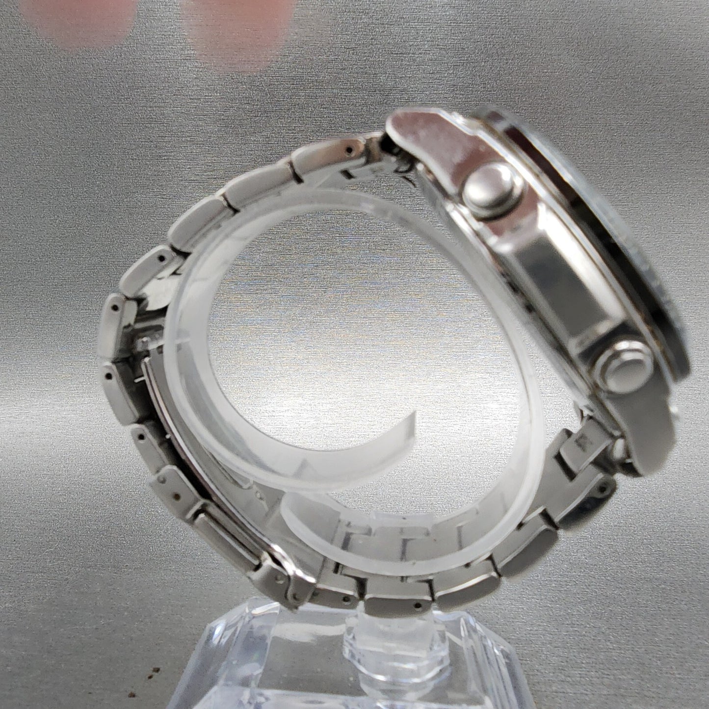 Casio Edifice MCWE300 Watch Men 48mm Black Dial Steel Solar Alarm Chrono Works9