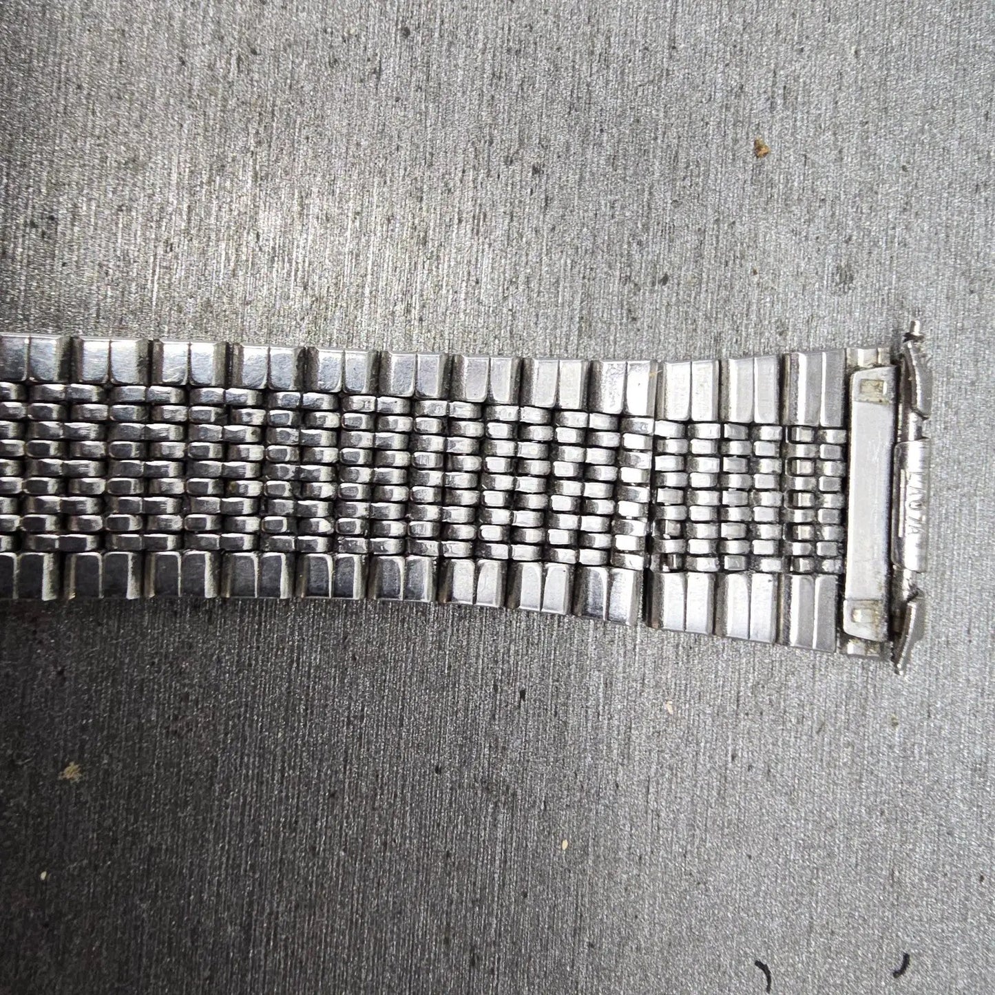 Seiko Bracelet 19mm Stainless Steel Silver Tone Vintage LA07A Japan READ!!!!!!!8