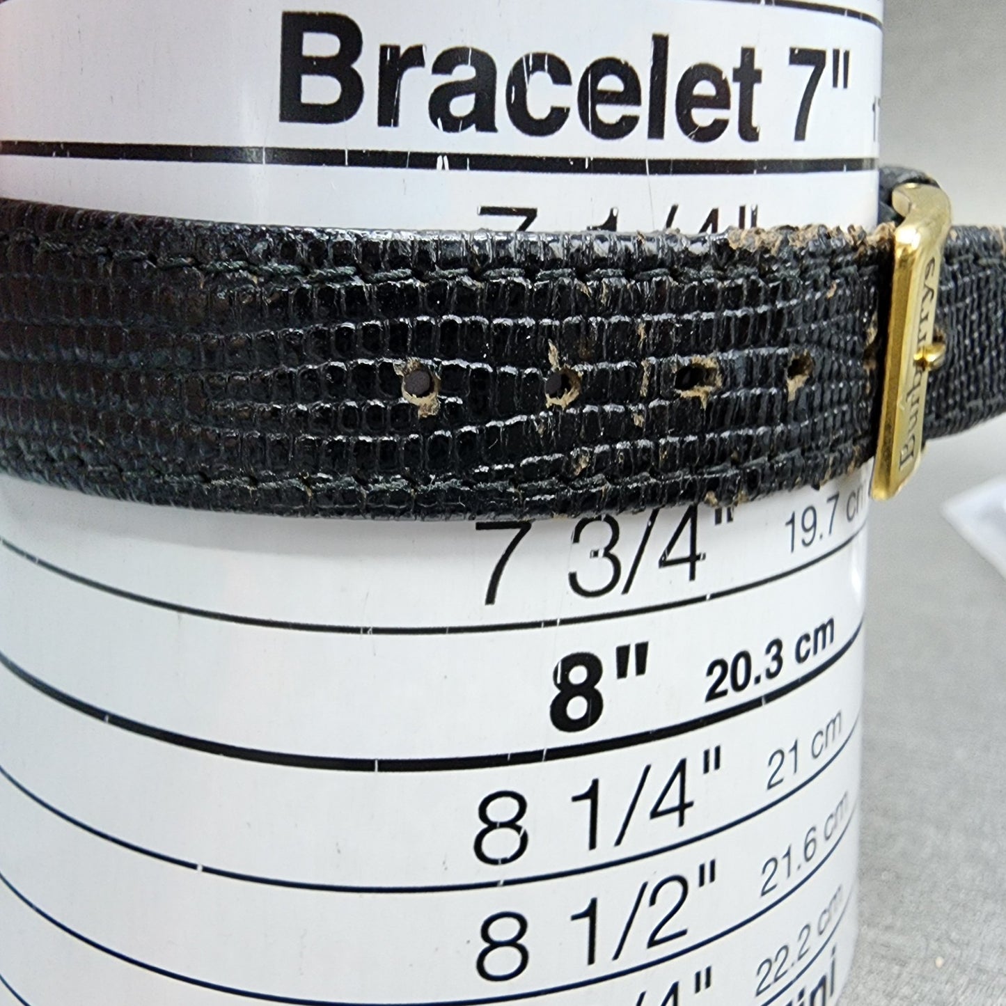 Burberry Watch Men 32mm Black Dial Gold Tone Round 3200 PARTS11