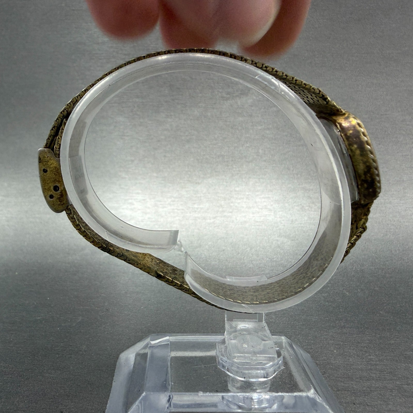 Bulova Watch Women 22mm Champagne Dial Gold Tone Square 9202004 New Battery VTG8