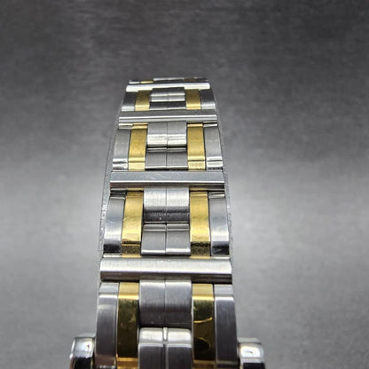 Citizen Eco-Drive Elektra Watch Women 24mm MOP Dial Two Tone Diamonds Round Runs4