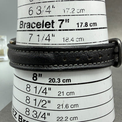 Fossil Tank Watch Unisex 24mm Gray Dial Silver Tone Rectangle ET7828 New Battery13