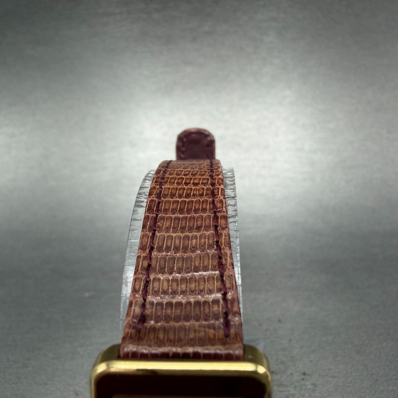 Seiko Watch Women 19mm Red Dial Gold Tone Rectangle 5420-544A New Battery NOS4