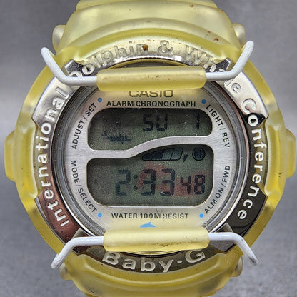 Casio BabyG BG1000K Watch  Women 43mm Digital Clear Case Alarm Chrono New Batt1