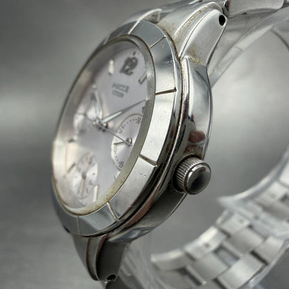 Citizen Wicca Watch Women 30mm Silver Dial Silver Tone Round 6329-S004942 NewBat2