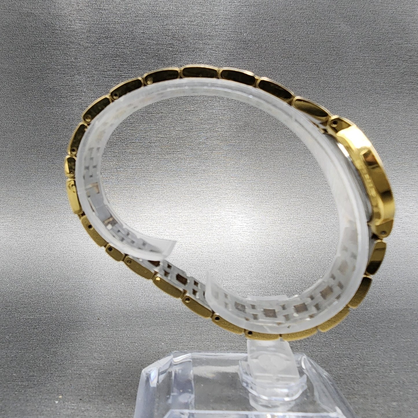 Movado Estimo Watch Women 25mm Gold Dial Gold Tone Round 604887 New Battery8