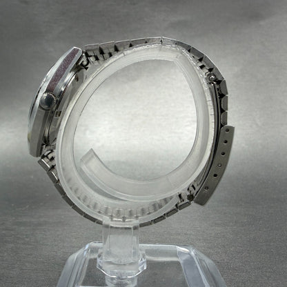 Seiko Watch Women 26mm Black Dial Silver Tone Daydate 2626-0050 New Battery6