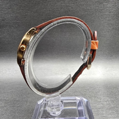 Seiko Alba Watch Women 21mm White Dial Gold Tone Oval VX01-K989 New Battery6