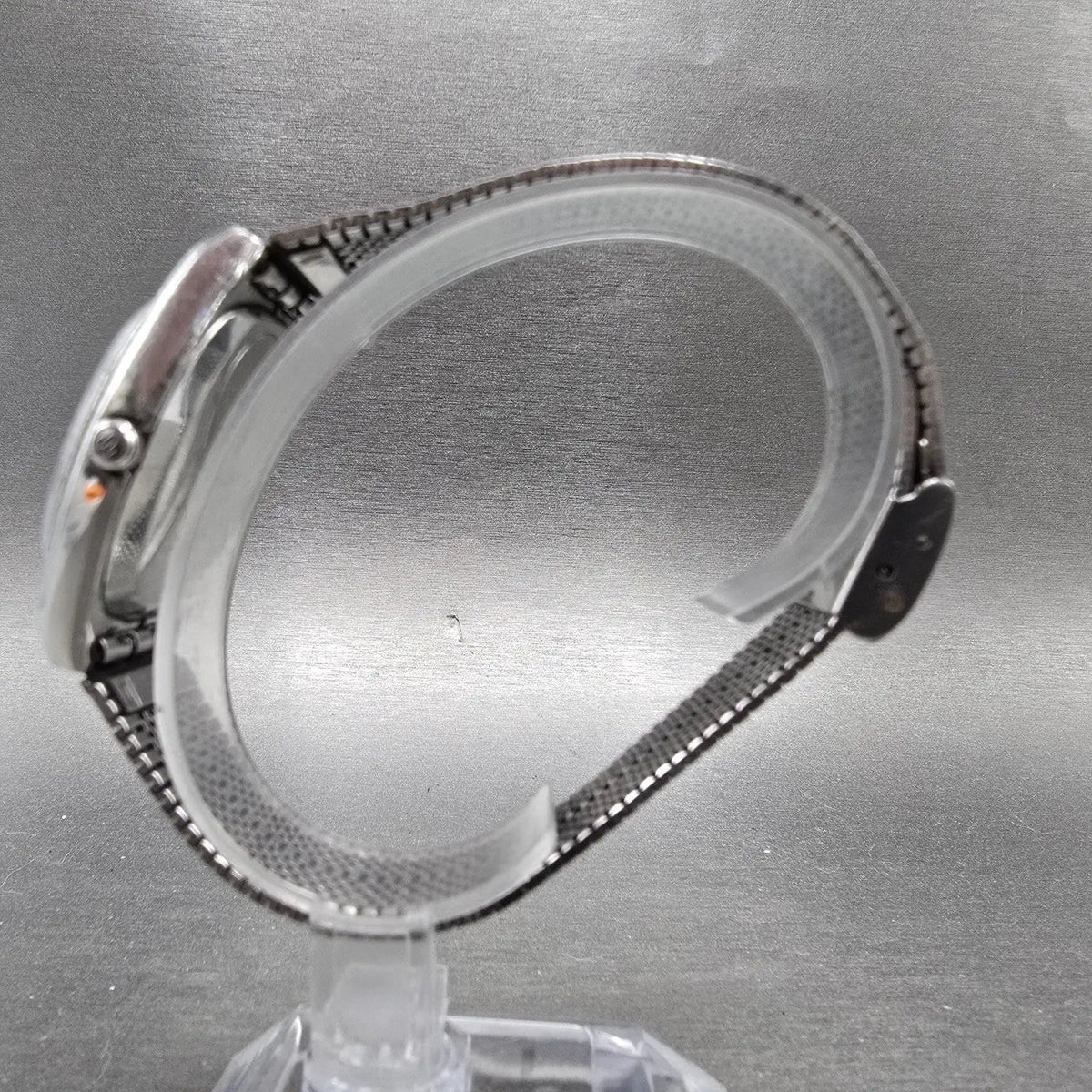 Seiko King Quartz Watch Men 34mm White Dial Silver Daydate 5856-5010 PARTS7