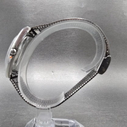 Seiko King Quartz Watch Men 34mm White Dial Silver Daydate 5856-5010 PARTS7