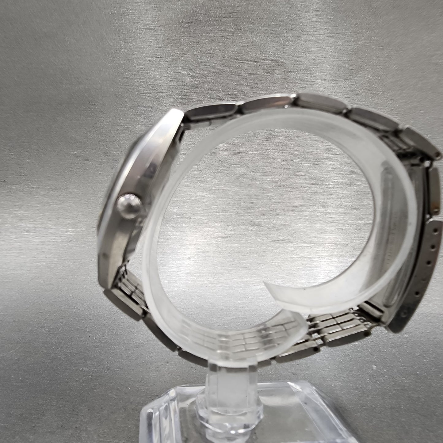 Seiko Lord Matic Special Watch Men 37mm White Dial Silver Daydate 52065040 PART7