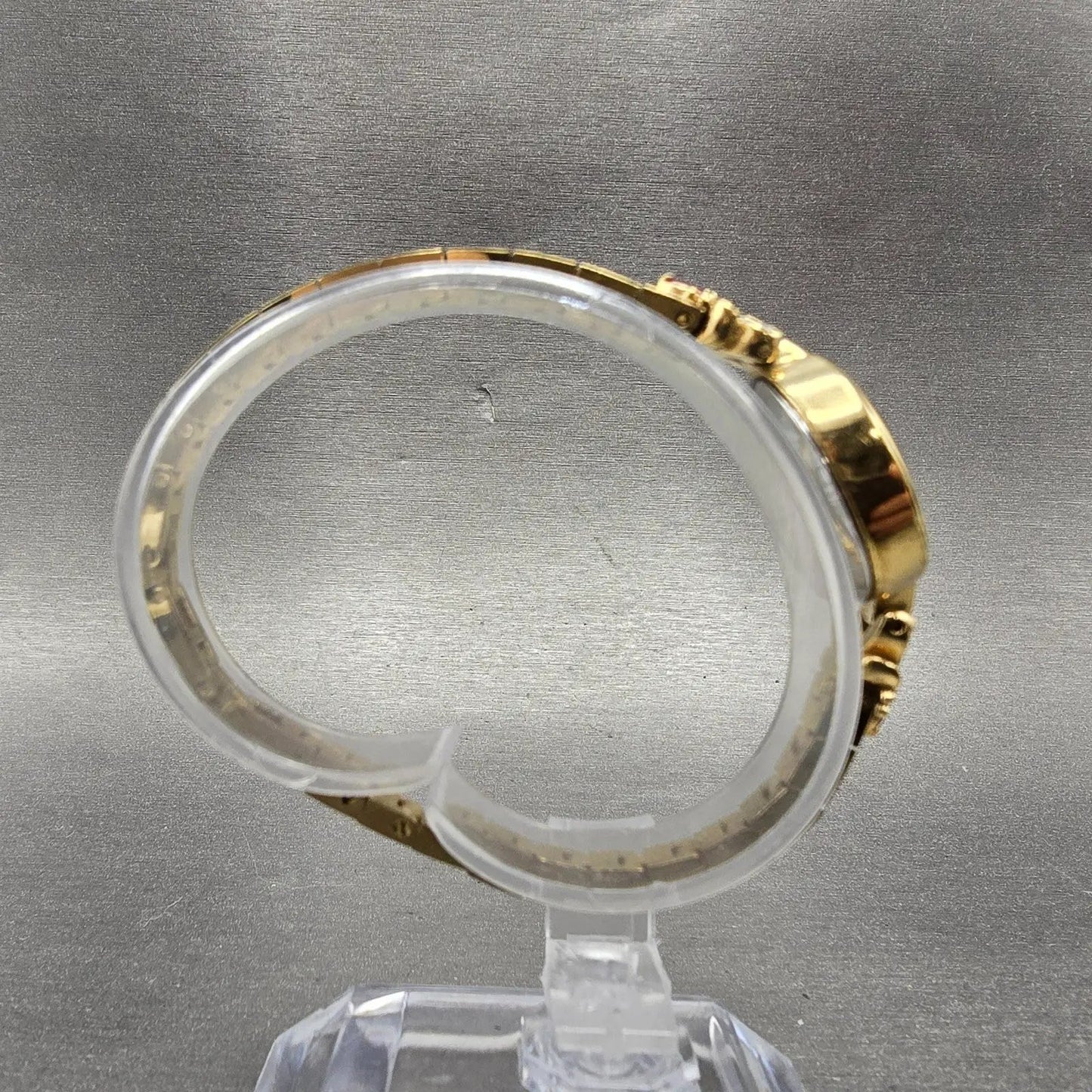 Elgin Watch Women 18mm MOP Dial Gold Tone Oval ELL02 New Battery Crytstals8