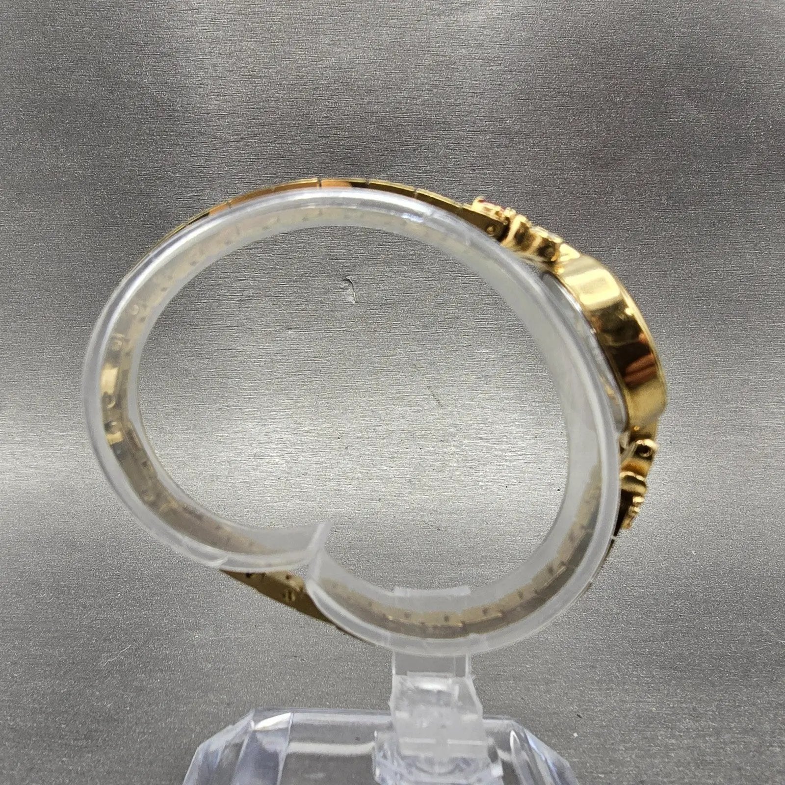 Elgin Watch Women 18mm MOP Dial Gold Tone Oval ELL02 New Battery Crytstals8
