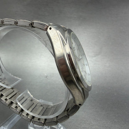 Casio Lineage Titanium Watch Men 38mm Silver Dial Daydate LIN-171J New Battery L3