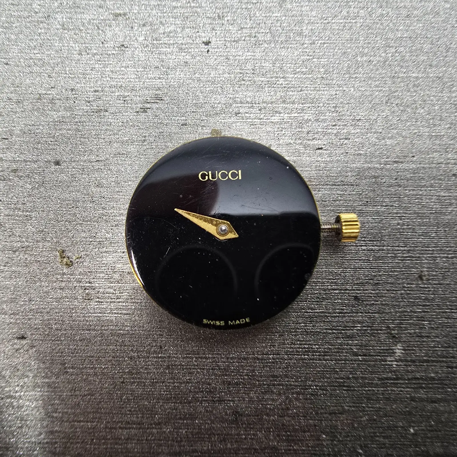 ETA 980.003 Quartz Movement 2 Hand 7 Jewels No Date Gucci Dial and Hand VTG0