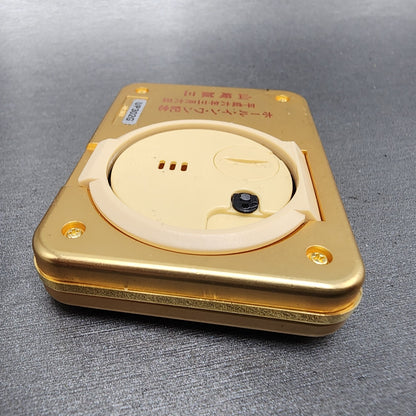 Seiko Travel Alarm Clock Champange Dial Gold Tone 2.5" by 1.85 New BattUP302G4