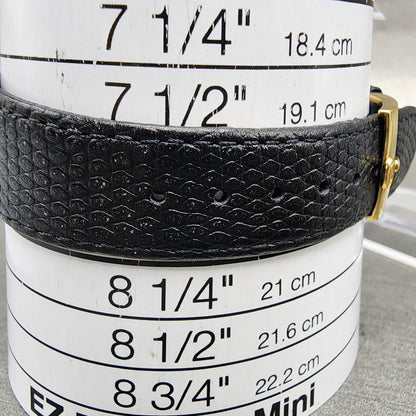 Concord Delirium Tank Watch Men 25mm Gold Dial Steel Rectangle New Battery10
