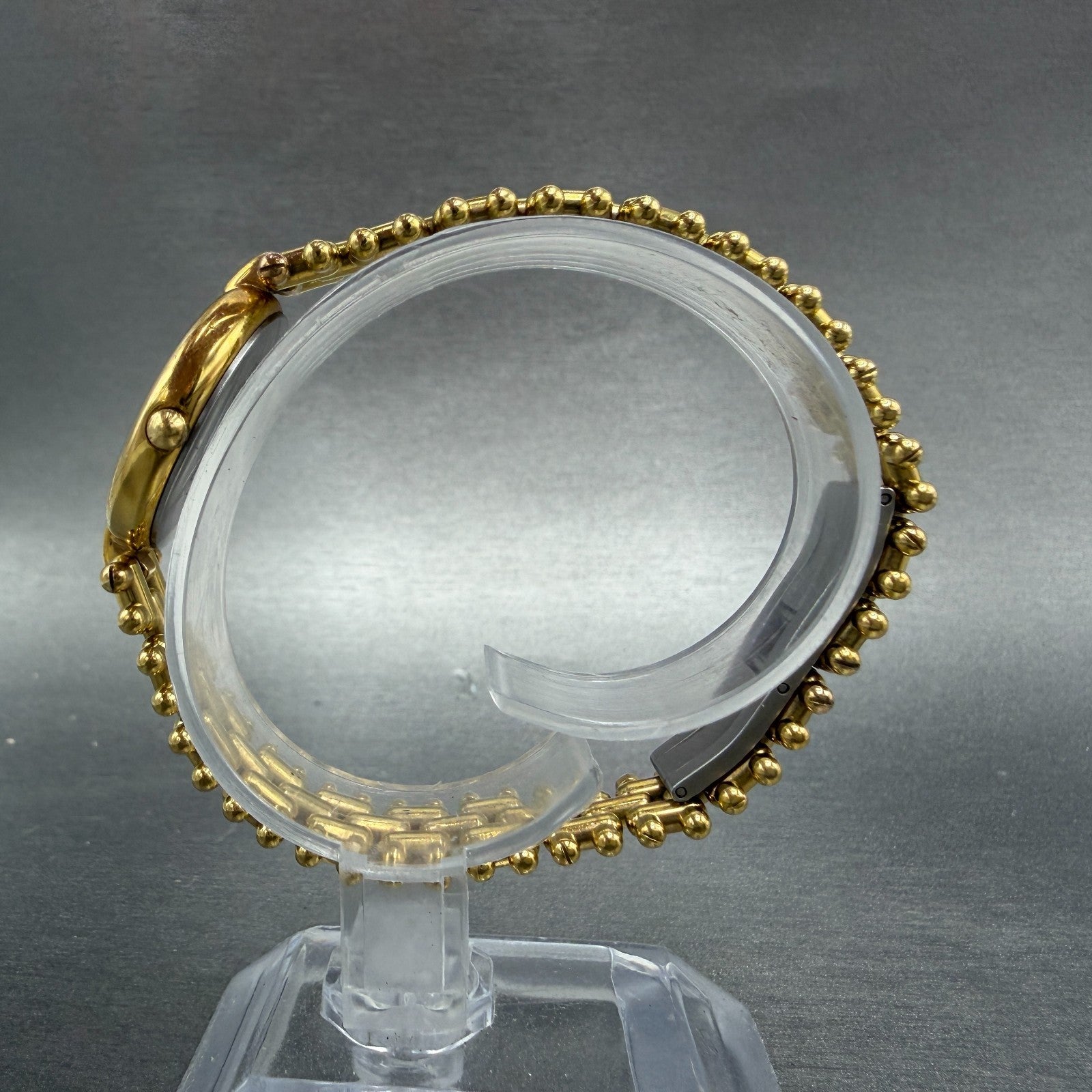 Longines Rodolphe Watch Women 24mm Gold Dial Gold Tone Round New Battery VTG6