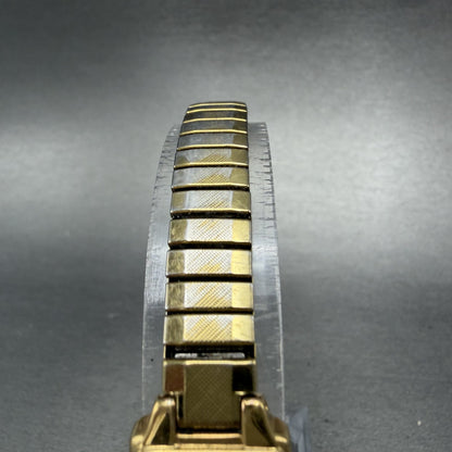 Seiko Tank Watch Women 16mm White Dial Gold Tone Rectangle 1n01-0FH0 New Battery4