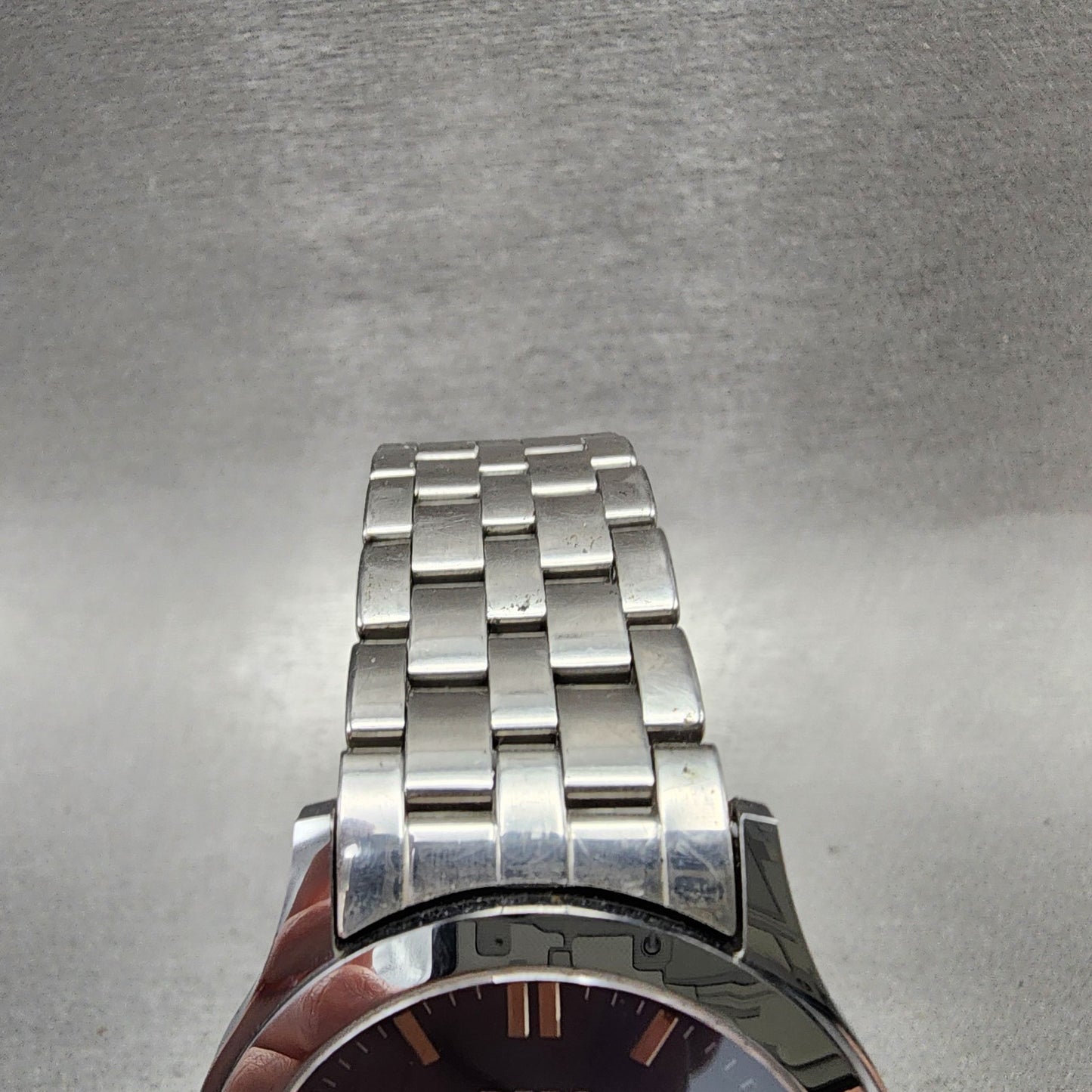 Rado Diastar Watch Men 37mm Blue Dial Silver Tone Date Round New Battery4