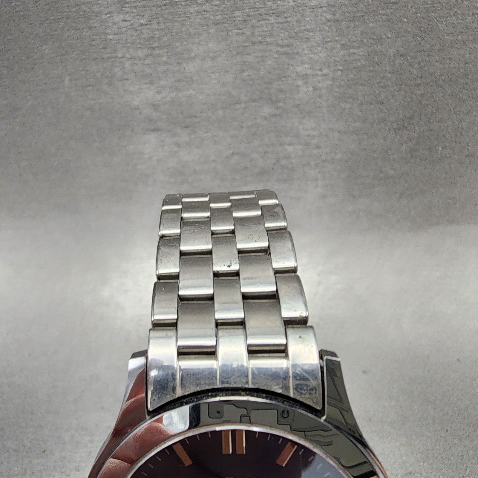 Rado Diastar Watch Men 37mm Blue Dial Silver Tone Date Round New Battery4