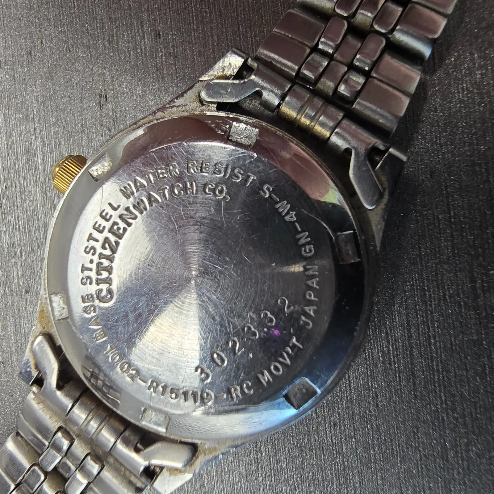 Citizen CQ Watch Women 25mm Silver Dial Two Tone Daydate 1002-R15119 New Battery10