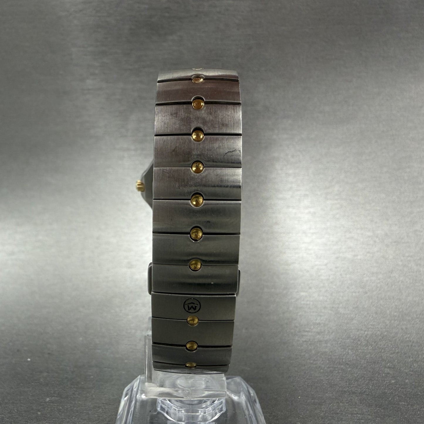 Movado Sports Edition Watch Women 27mm Black Dial Two Tone Diamonds New Battery7