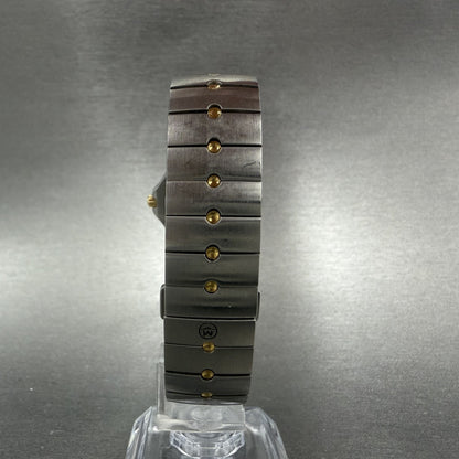 Movado Sports Edition Watch Women 27mm Black Dial Two Tone Diamonds New Battery7