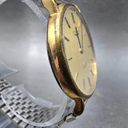 Longines Watch Men 32mm Gold Dial  Gold Tone Round 6799 VTG Caliber L150.4 PARTs4