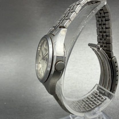 Seiko Watch Women 25mm White Dial Silver Tone Daydate 2623-0170 New Battery2