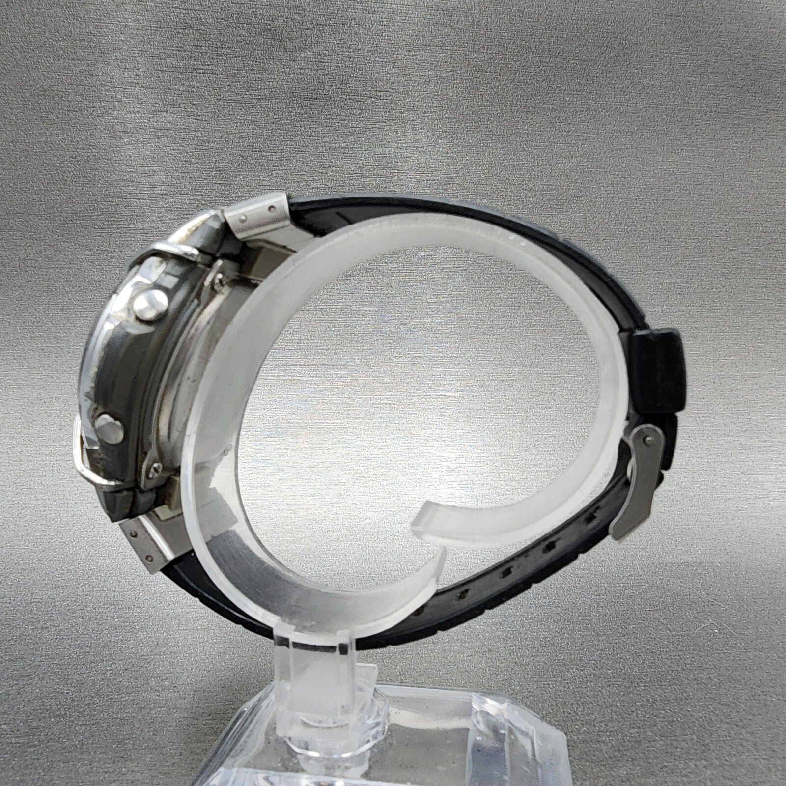 Casio BabyG Watch Women 42mm Digital Silver Tone alarm Chrono MSG133 New Batt6