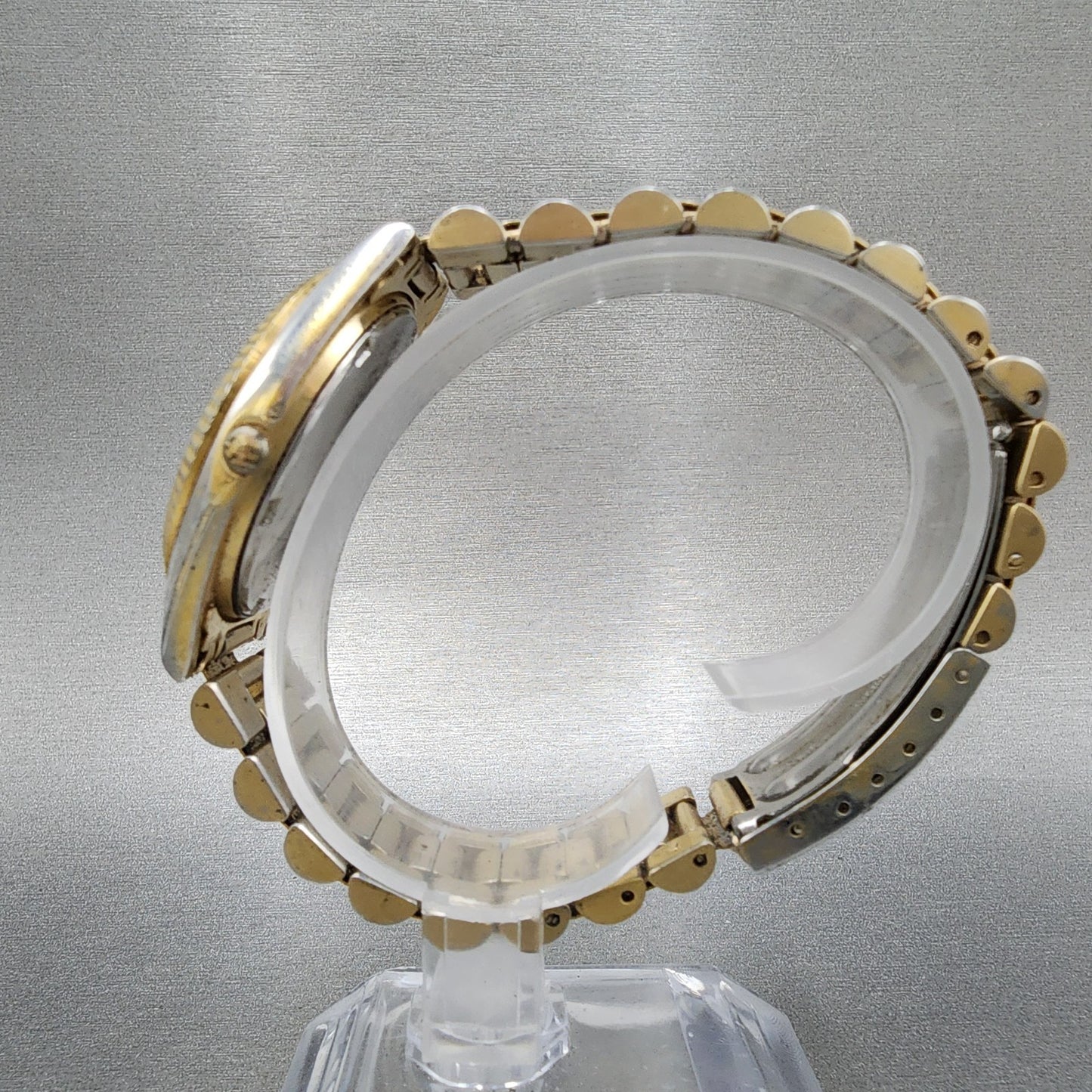 Seiko President Watch Men 36mm Champagne Dial Gold Tone Daydate 7n438110 PARTS7