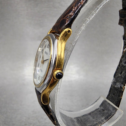 Seiko Exceline Watch Women 23mm MOP Dial Two Tone Round 2j310a50 New Battery2
