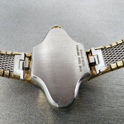 Longines Watch Women 28mm Gold Dial 10K Gold Filled Oval Manual Wind Runs VTG9