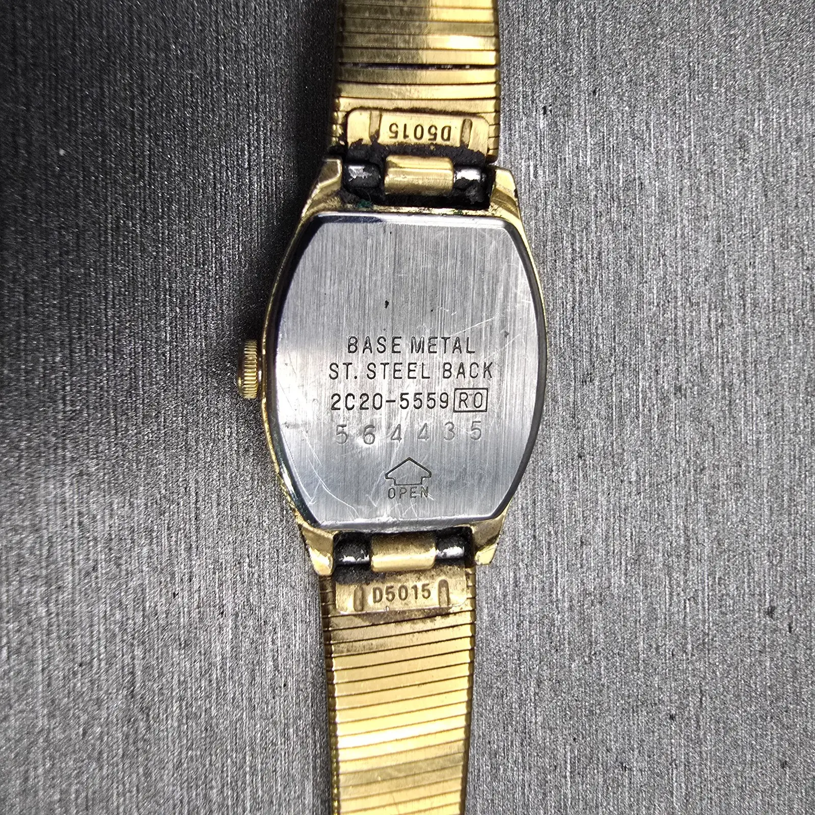 Seiko Watch Women 16mm Brown Dial Gold Tone Oval 2C20-5559 New Battery Vintage10