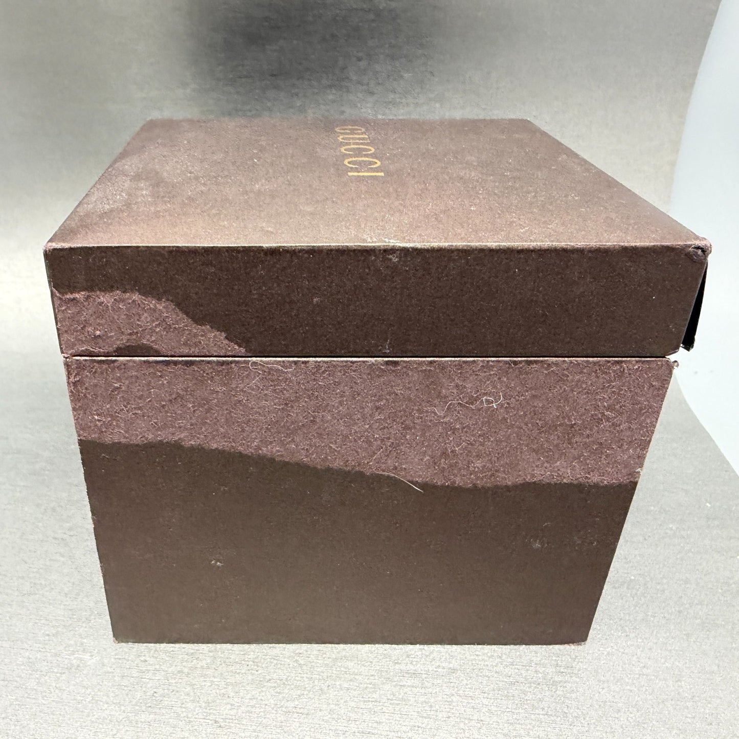 Gucci Watch Box Presentation Brown Cardboard Display Gift MISSING INSERT5