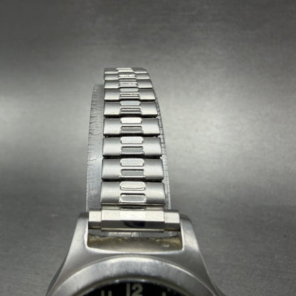 LL Bean Watch Women 31mm Black Dial Silver Tone Date Round New Battery VTG4
